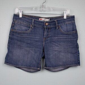 Levi's midi jean shorts-7
